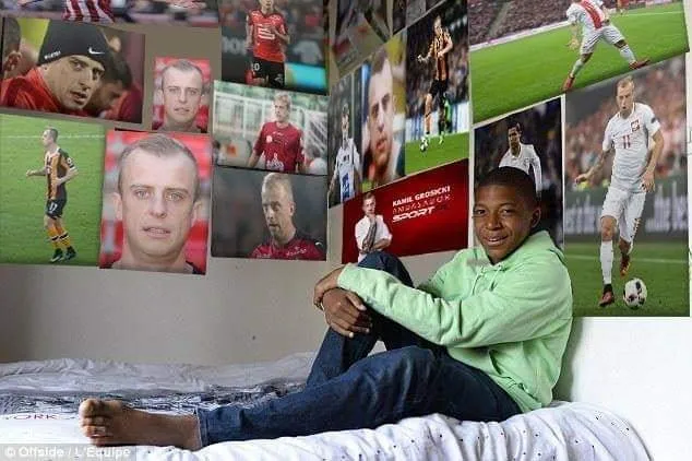 Mbappe i jego idol