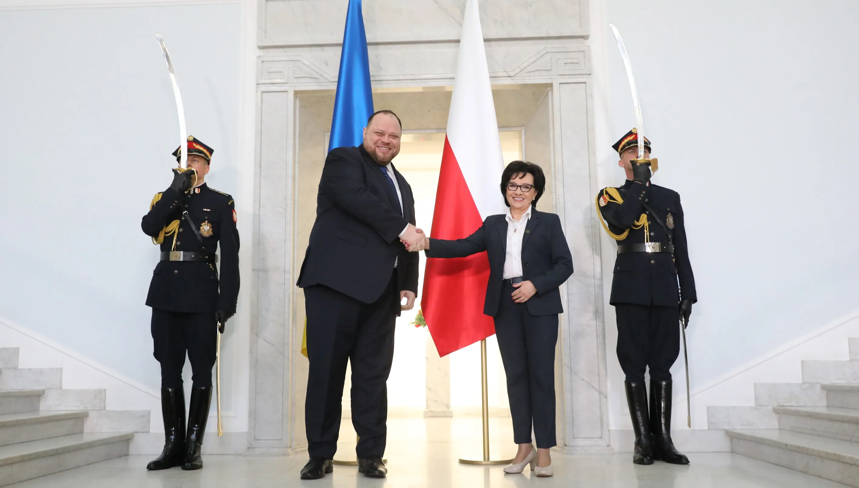 Przewodniczący Rady Najwyższej Ukrainy z wizytą w Polsce