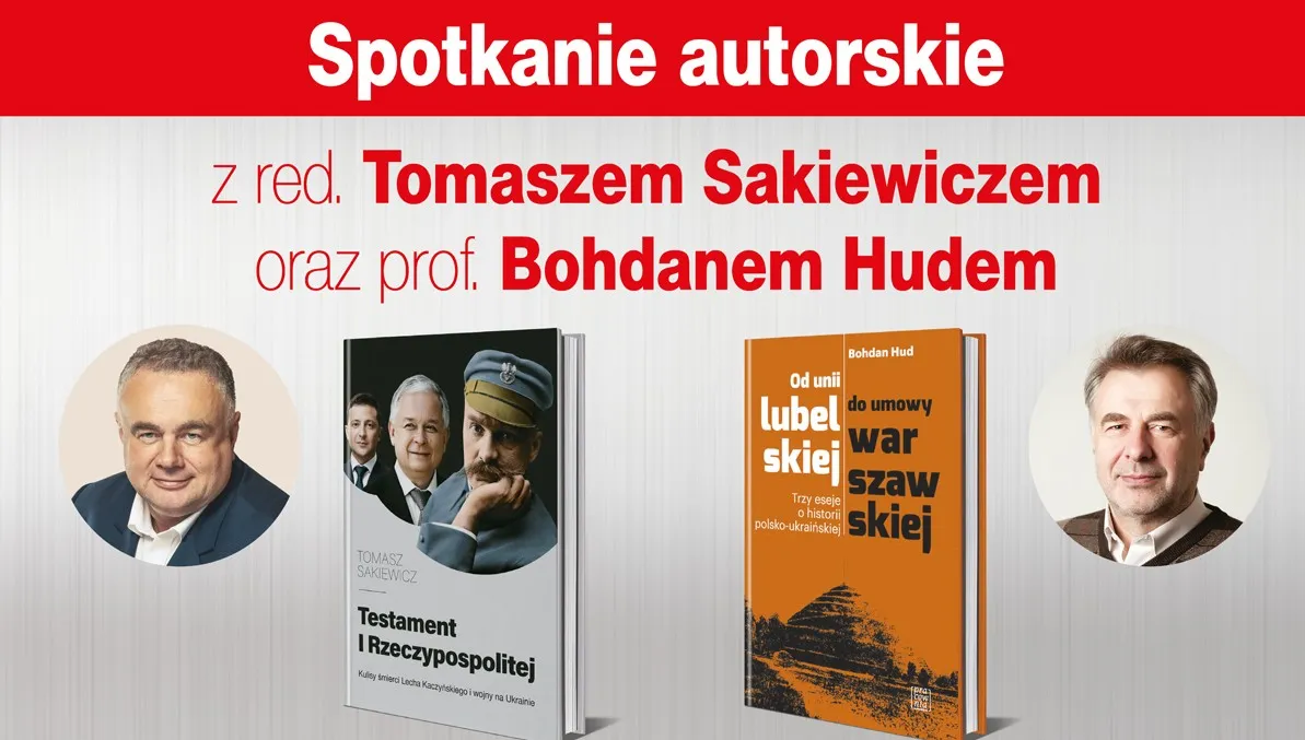 Spotkanie autorskie z red. Sakiewiczem i prof. Hudem w Legionowie. Już 8 grudnia - ZAPRASZAMY