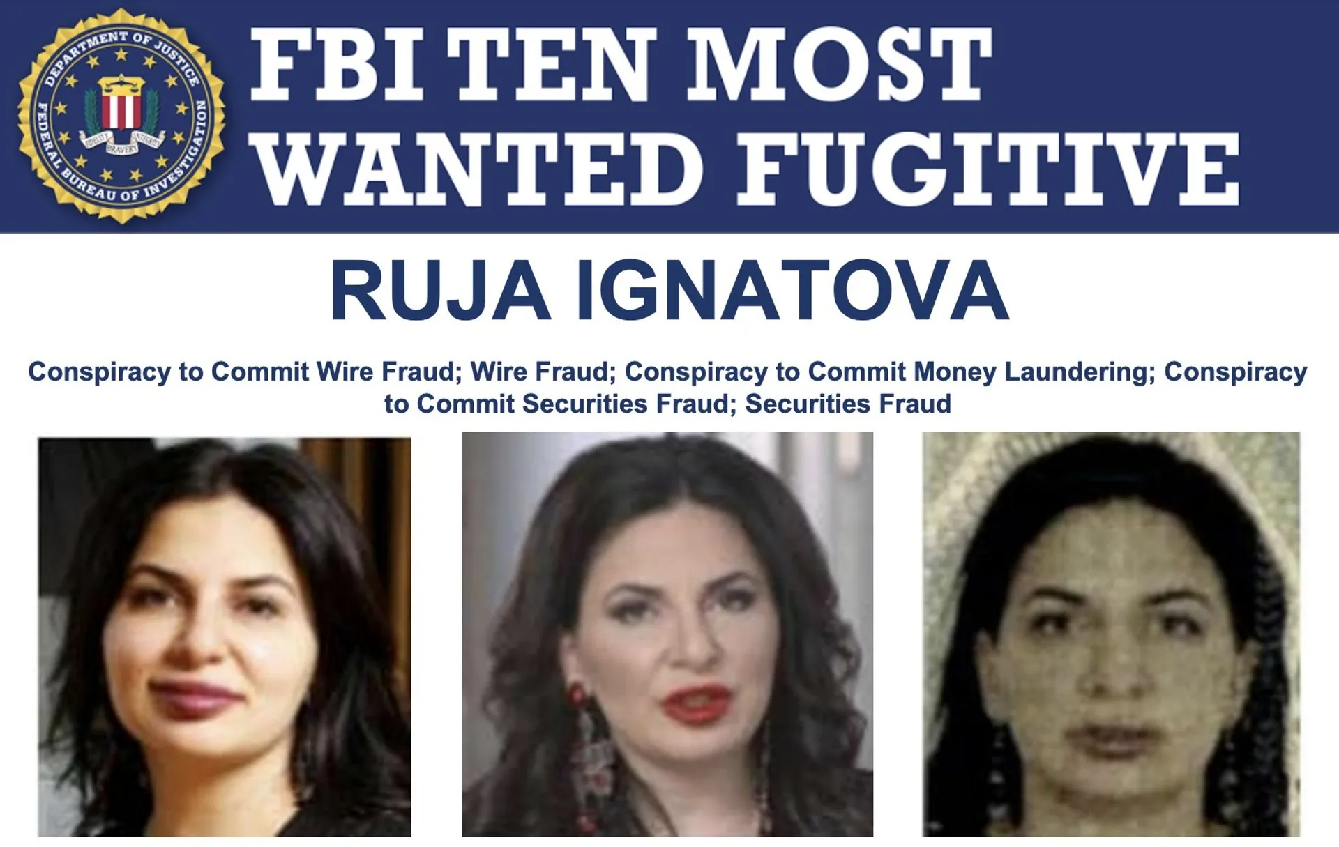 „Królowa krypto” na liście „most wanted”