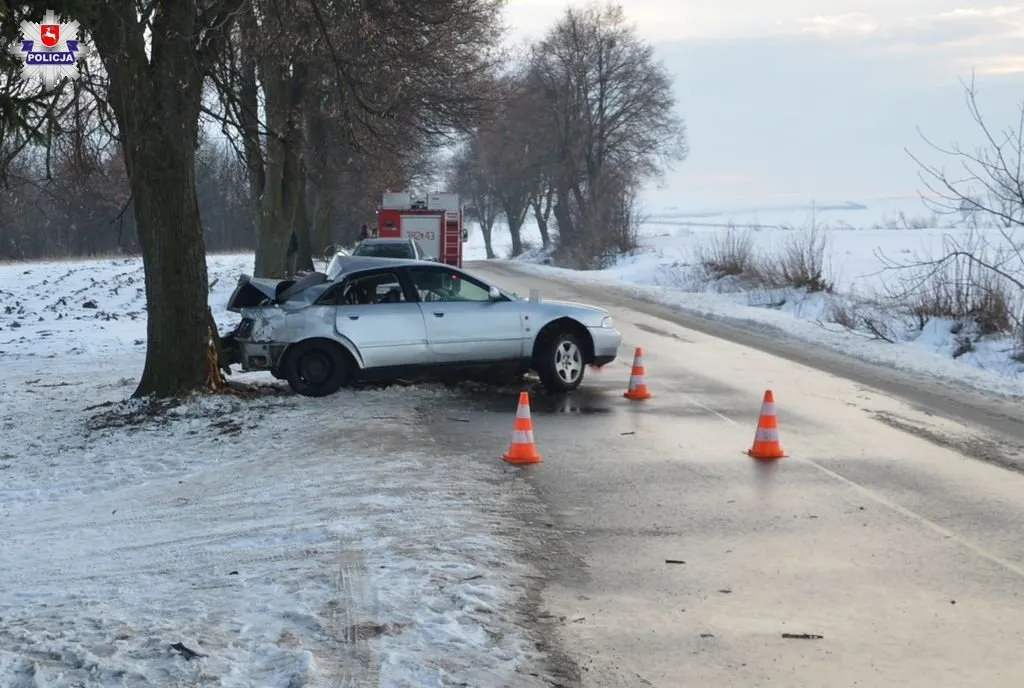 zdjęcia z miejsca wypadku w miejscowości Podborcze