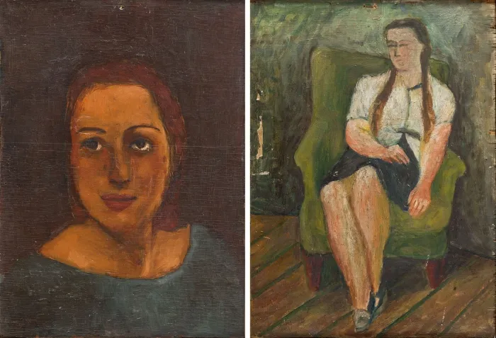 Jerzy Nowosielski "Portret kobiety"