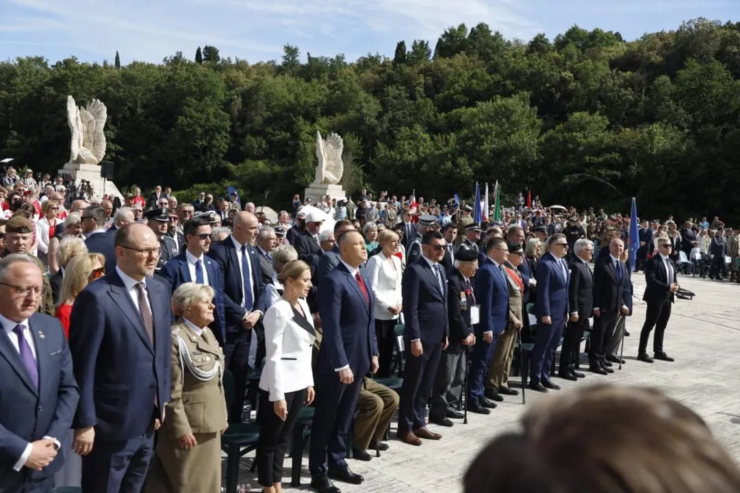 Uroczystości na Monte Cassino