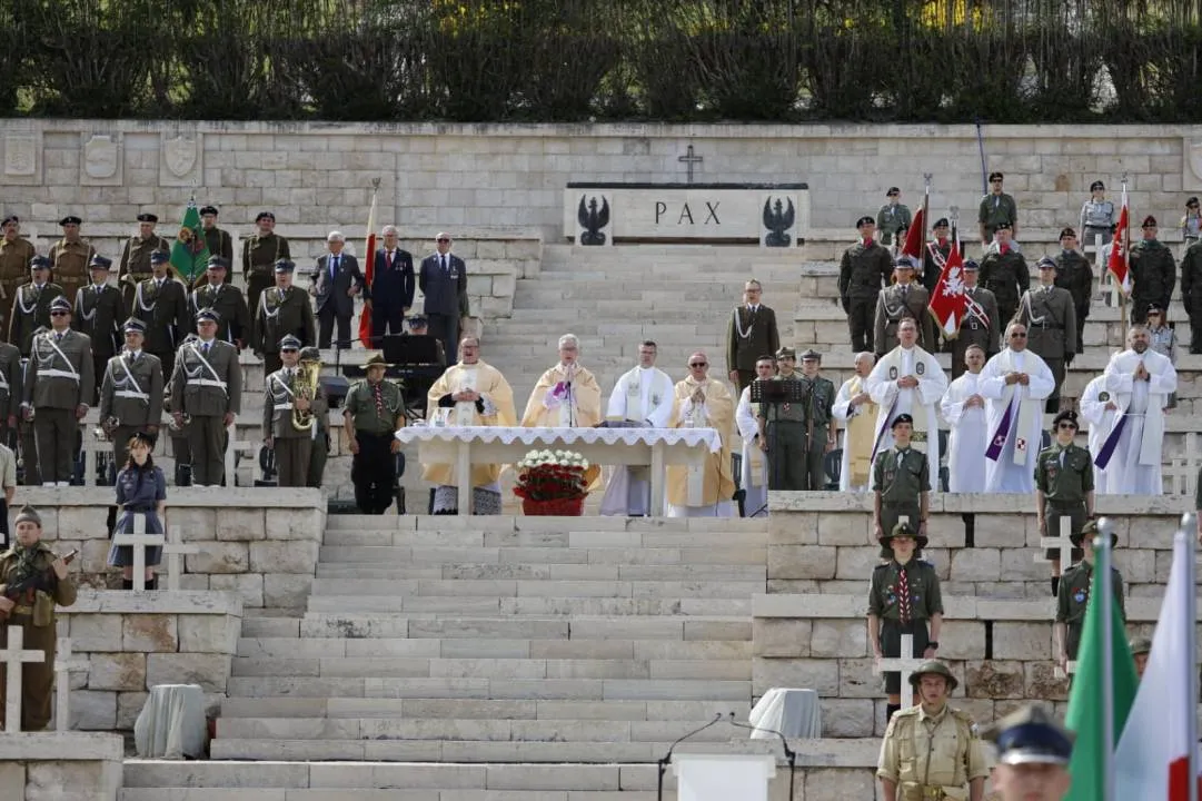 Uroczystości na Monte Cassino