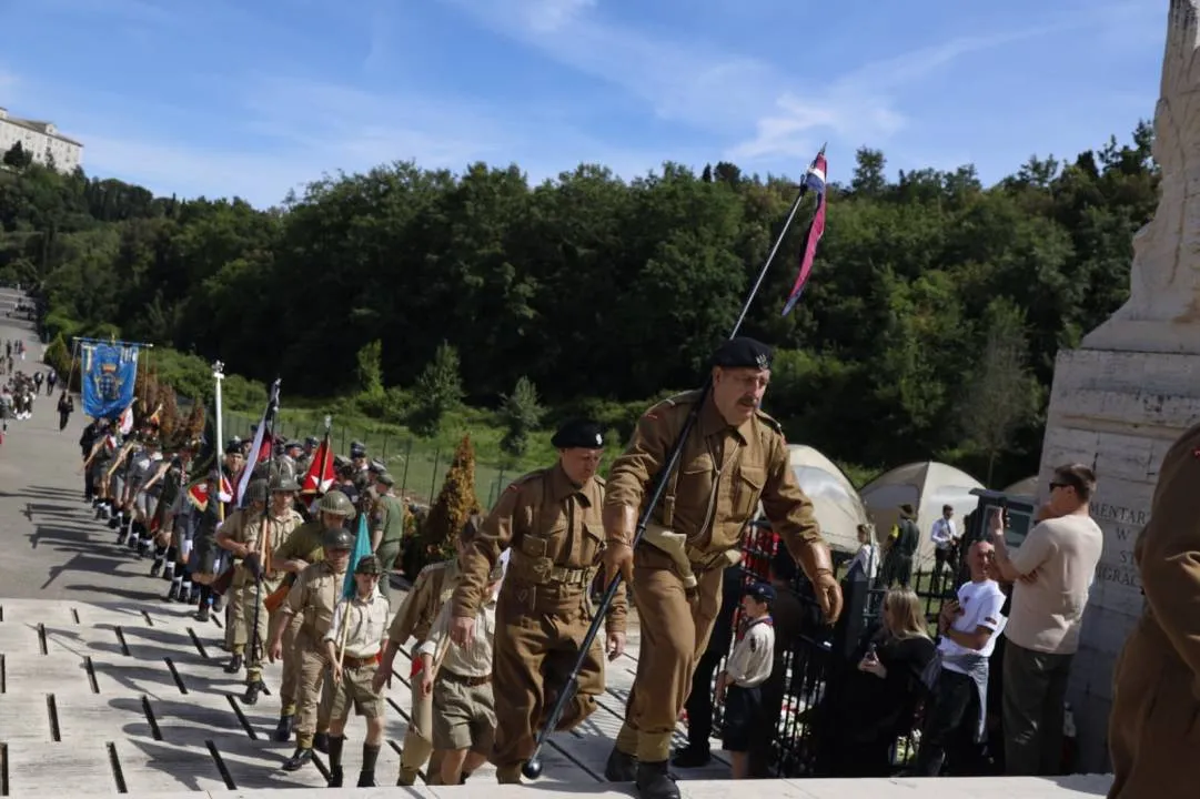 Uroczystości na Monte Cassino