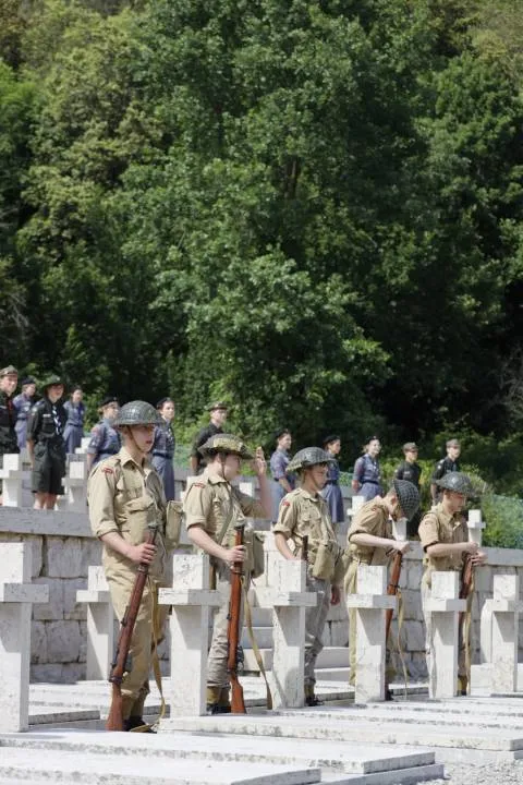 Uroczystości na Monte Cassino