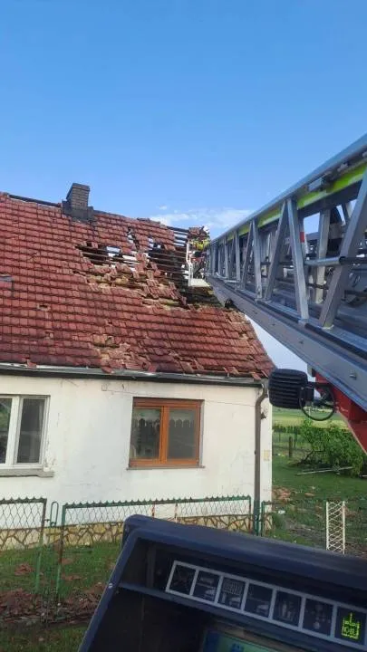 Strażacy usuwają skutki nawałnic