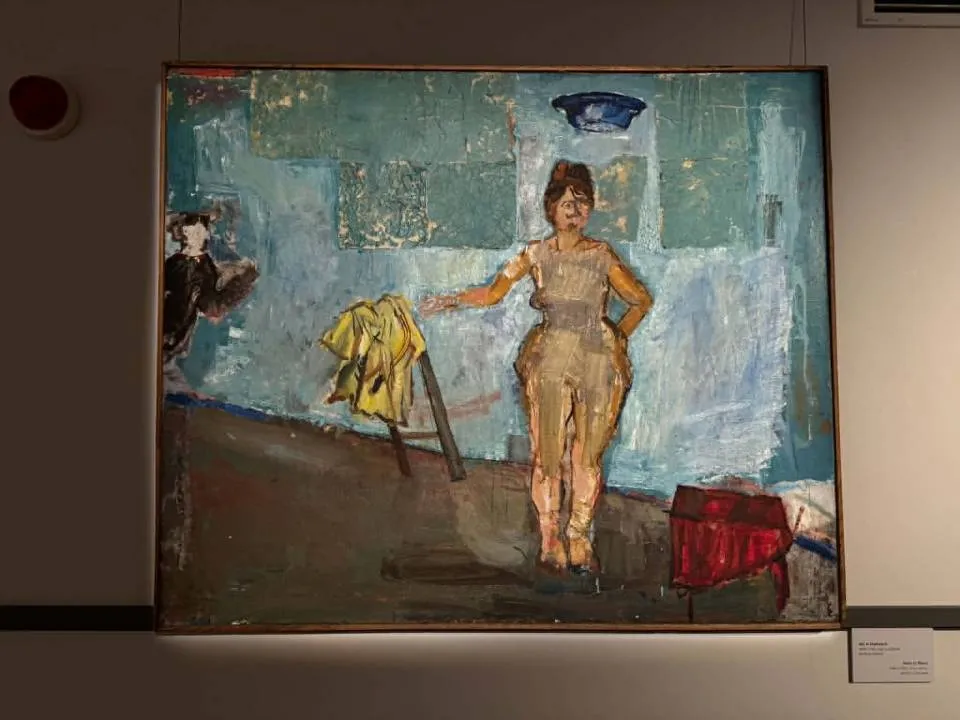 Akt w błękitach, 1964/1965, autor Wiesław Szamborski