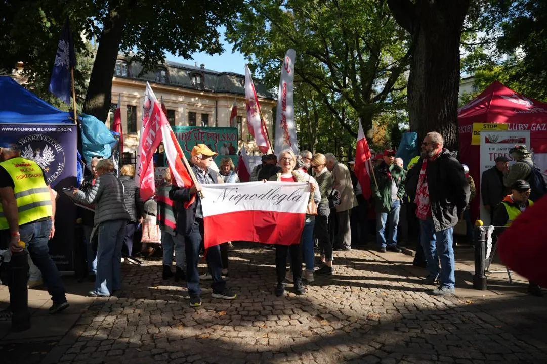 Protest przed TK