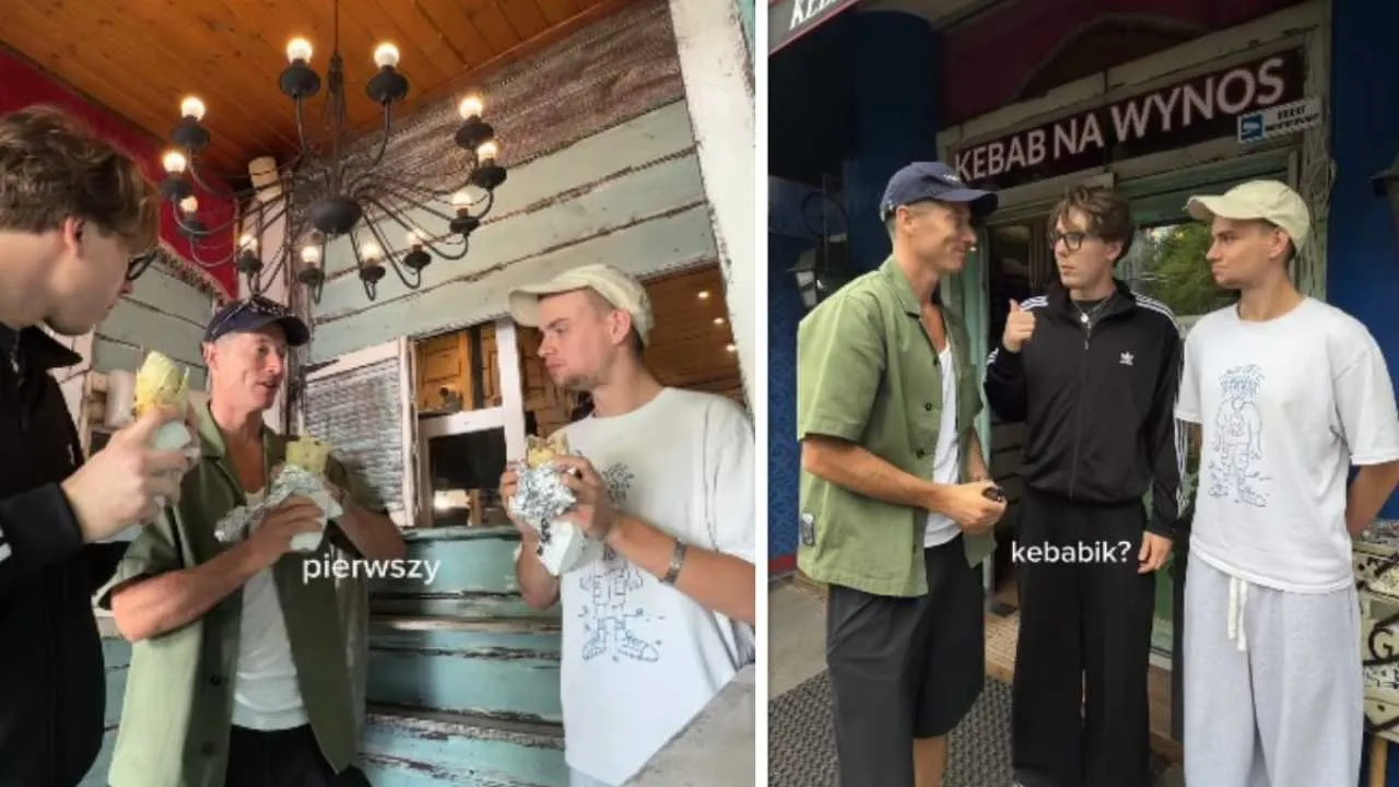 Lewandowski, Łatwogang i Bagi na kebabie. Piłkarz dotrzymał słowa [WIDEO]