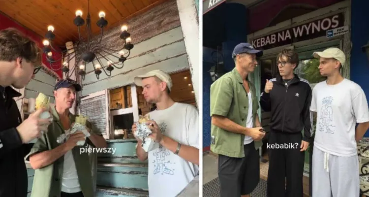 Lewandowski, Łatwogang i Bagi na kebabie. Piłkarz dotrzymał 
