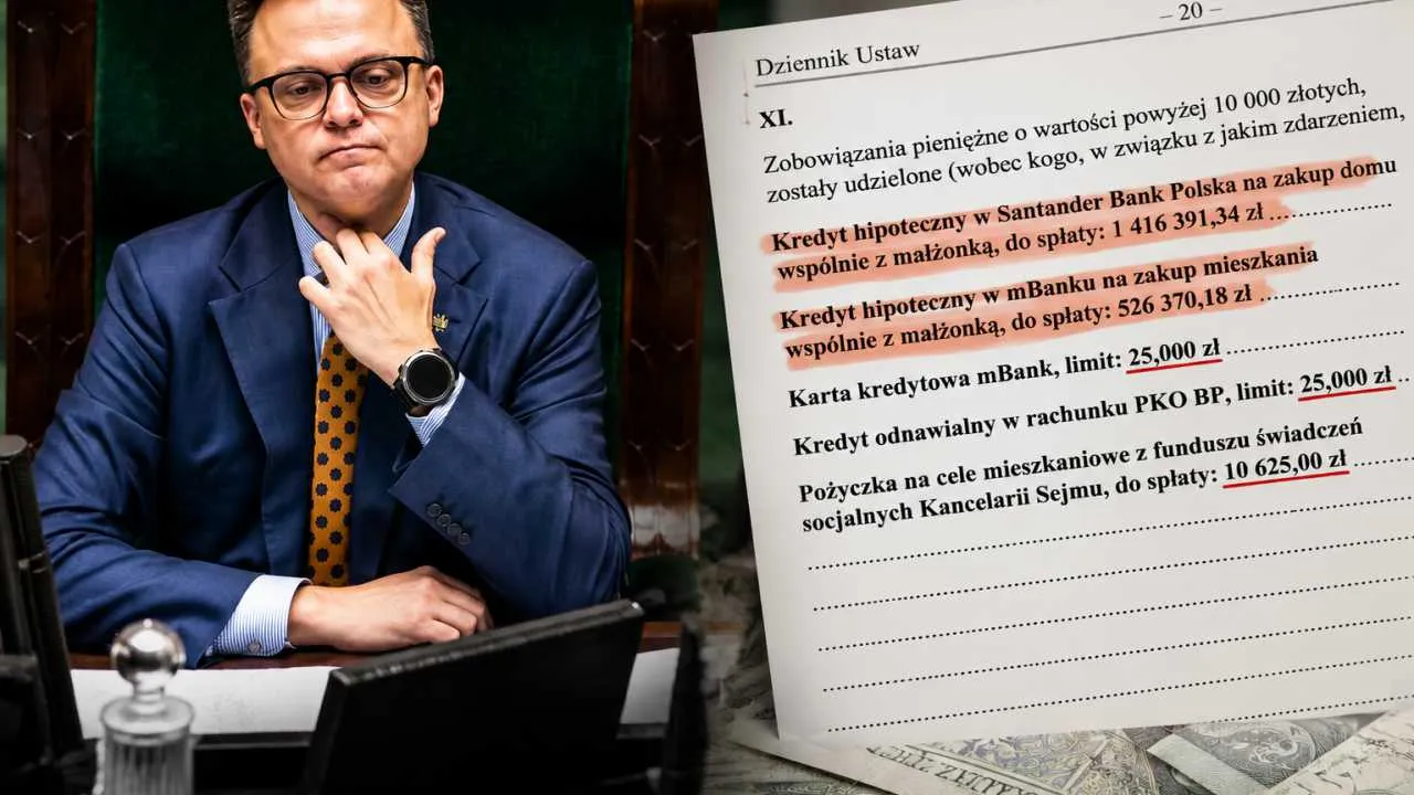 Miliony zobowiązań w oświadczeniu Hołowni. Ujawniono wysokość kredytów