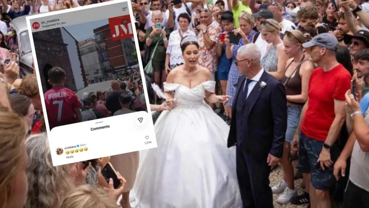 Mieli zobaczyć ślub Ronaldo, zobaczyli inną parę. Piłkarz miał najlepszą reakcję na zamieszanie