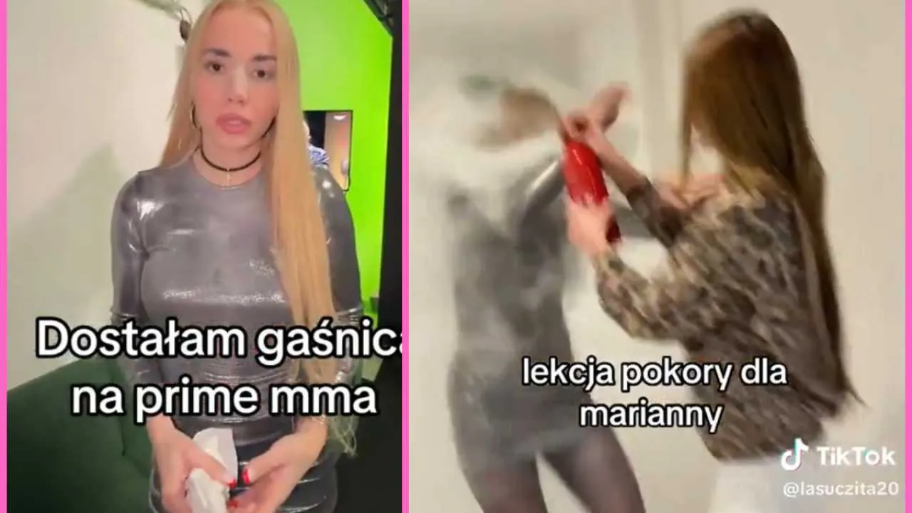 Marianna Schreiber oberwała gaśnicą. Atak na konferencji Prime MMA hitem sieci