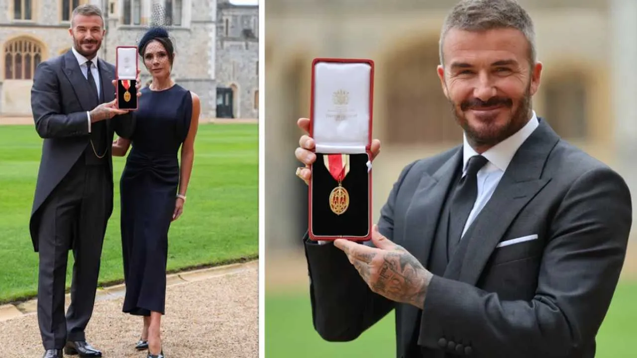 Beckham na kolanach przed królem! Karol III zrobił coś, czego nikt się nie spodziewał [WIDEO]