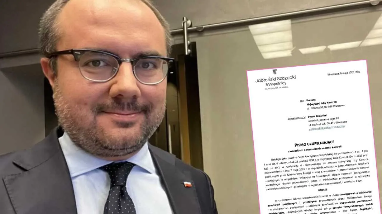 Jabłoński chce kontroli NIK. „Bizantyjskie wydatki” w Ministerstwie Energii pod lupą