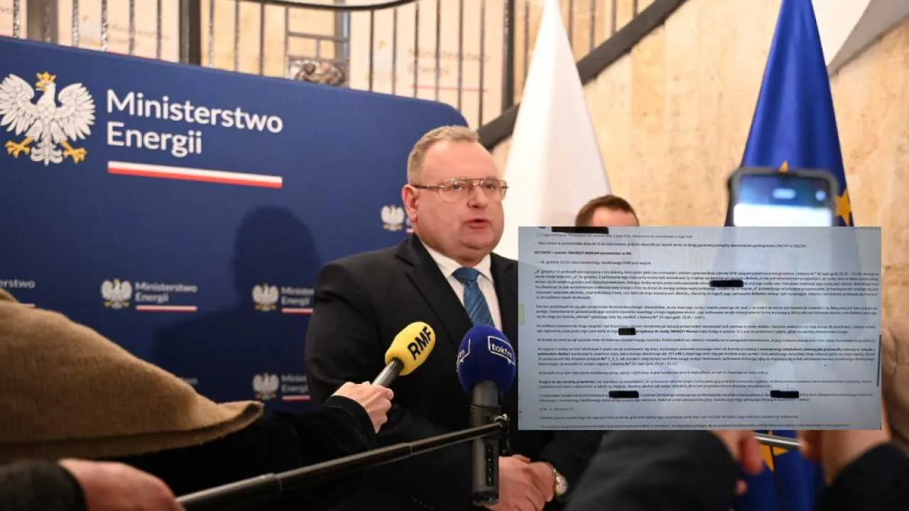 Wiceminister zaprzecza, my publikujemy dokument. Alkohol, awantura i wyzwiska