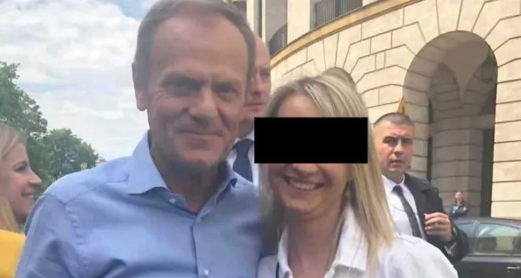 To spotkanie nie było przypadkowe. Wiemy, kim jest mężczyzna stojący za Tuskiem i Kamilą L.