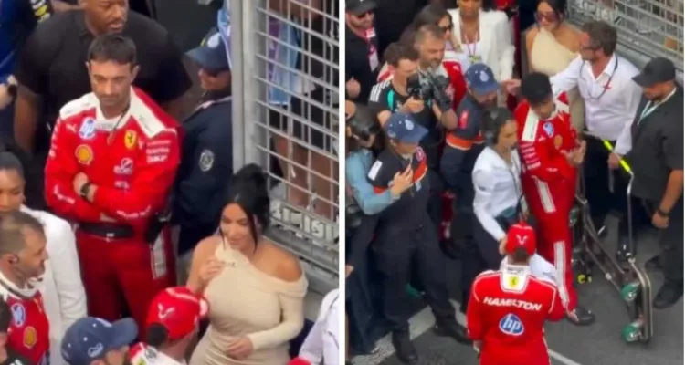 Kim Kardashian w Monako z Lewisem Hamiltonem – viralowe mome
