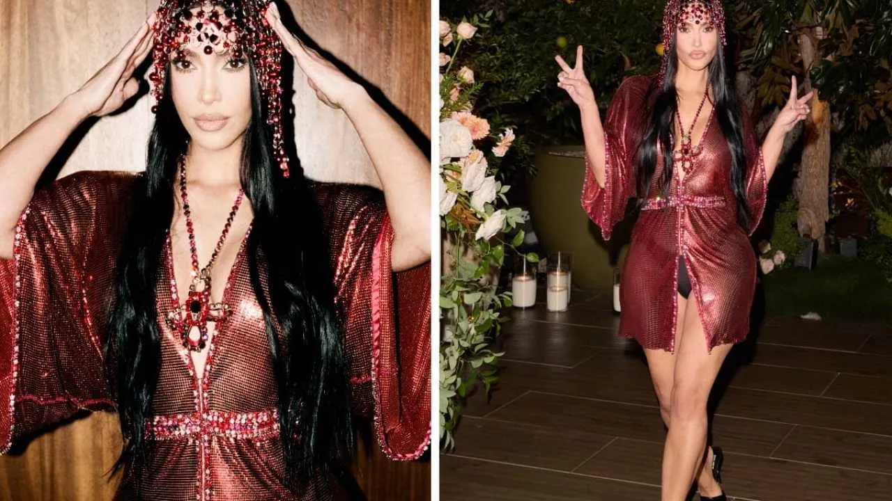 Kim Kardashian świętowała 46. urodziny. Prześwitujące kreacje skradły całe show! [ZDJĘCIA]
