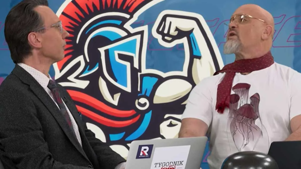 „Tak, tak, dalej popieram Tuska” – Sławomir Jastrzębowski parodiuje Andrzeja Seweryna. Zobacz film