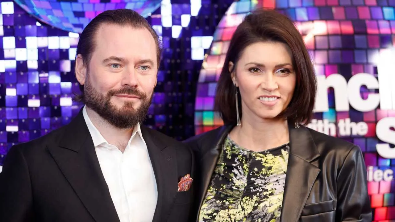 Krzysztof Stanowski w "Tańcu z Gwiazdami". Pojawił się wraz z żoną