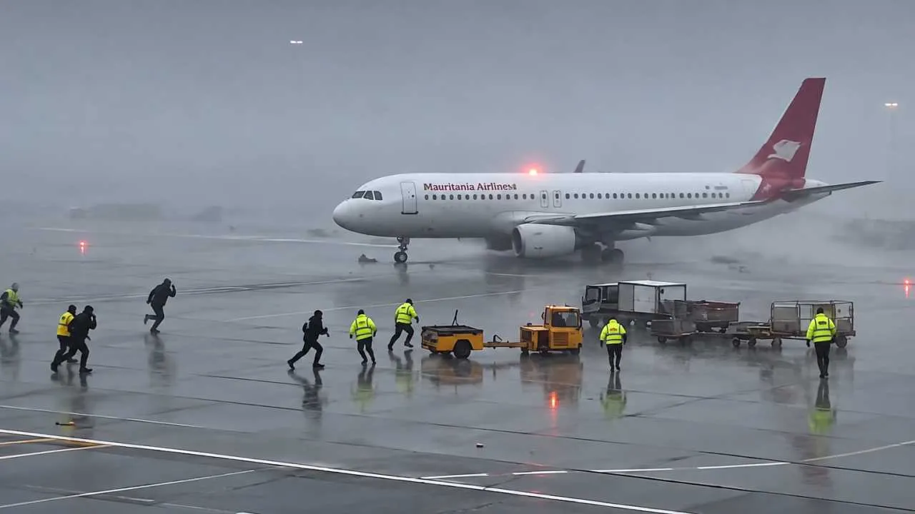 Ale nim rzucało! Wiatr obracał samolotem jak szmacianą lalką [WIDEO]