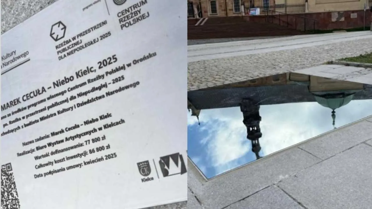 Lustro za 86 tys. w Kielcach. Odbija niebo, ale nie długi miasta