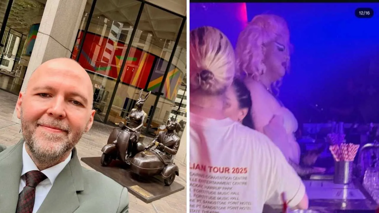 Polecieli do Australii walczyć o „bezpieczny internet dla dzieci”. Dyrektor wrzucał z delegacji relacje z gejowskiego klubu z drag queen