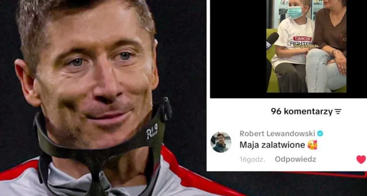 Kilka godzin wystarczyło. Robert Lewandowski reaguje na słowa 11-letniej Mai