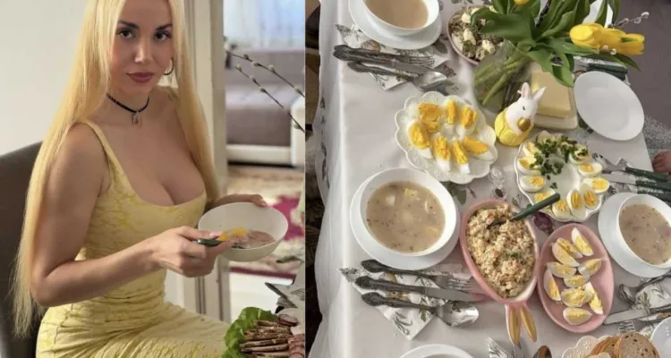 Marianna Schreiber pochwaliła się świątecznym stołem. Ale to nie potrawy, a co innego skupia uwagę