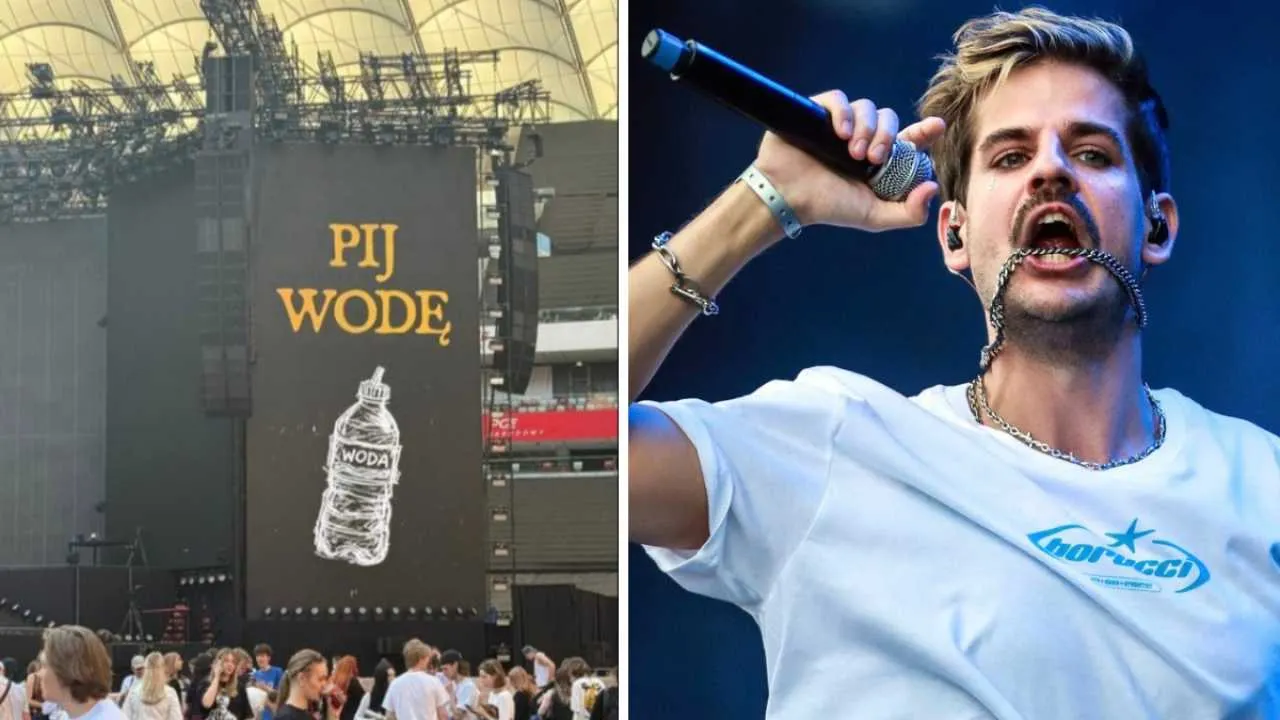 „Pij wodę" – napisali na telebimie. A potem wzięli za nią 14 zł. Taco Hemingway i afera o wodę na Narodowym.