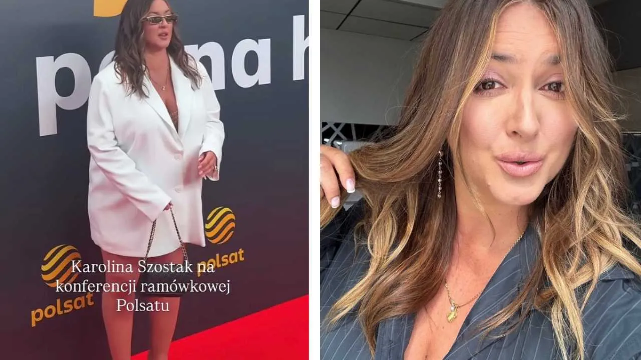 Karolina Szostak przegięła z ubiorem? Ultrakrótka mini na ramówce Polsatu
