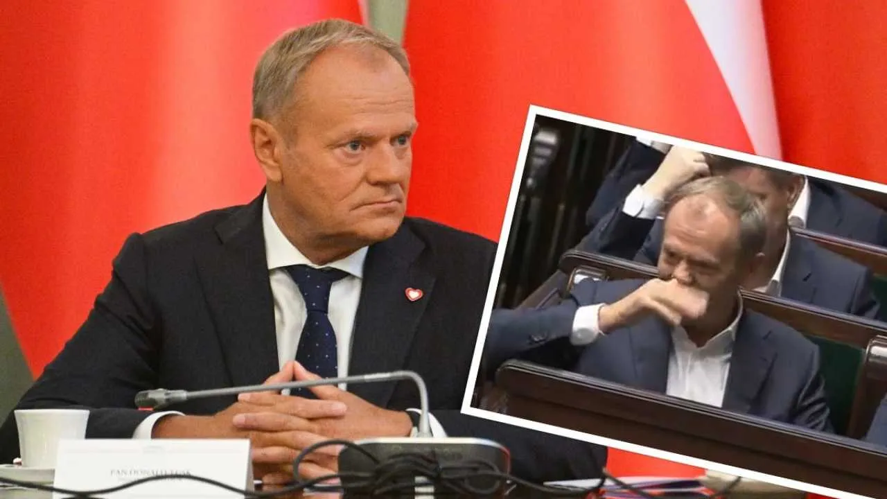 Dziwne zachowanie Tuska w Sejmie. Co się dzieje z premierem? WIDEO