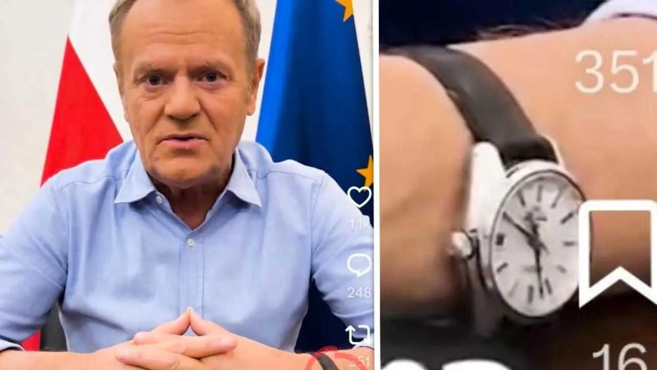 Luksusowa ozdoba na nadgarstku premiera. Ile kosztuje zegarek, który nosi Donald Tusk?