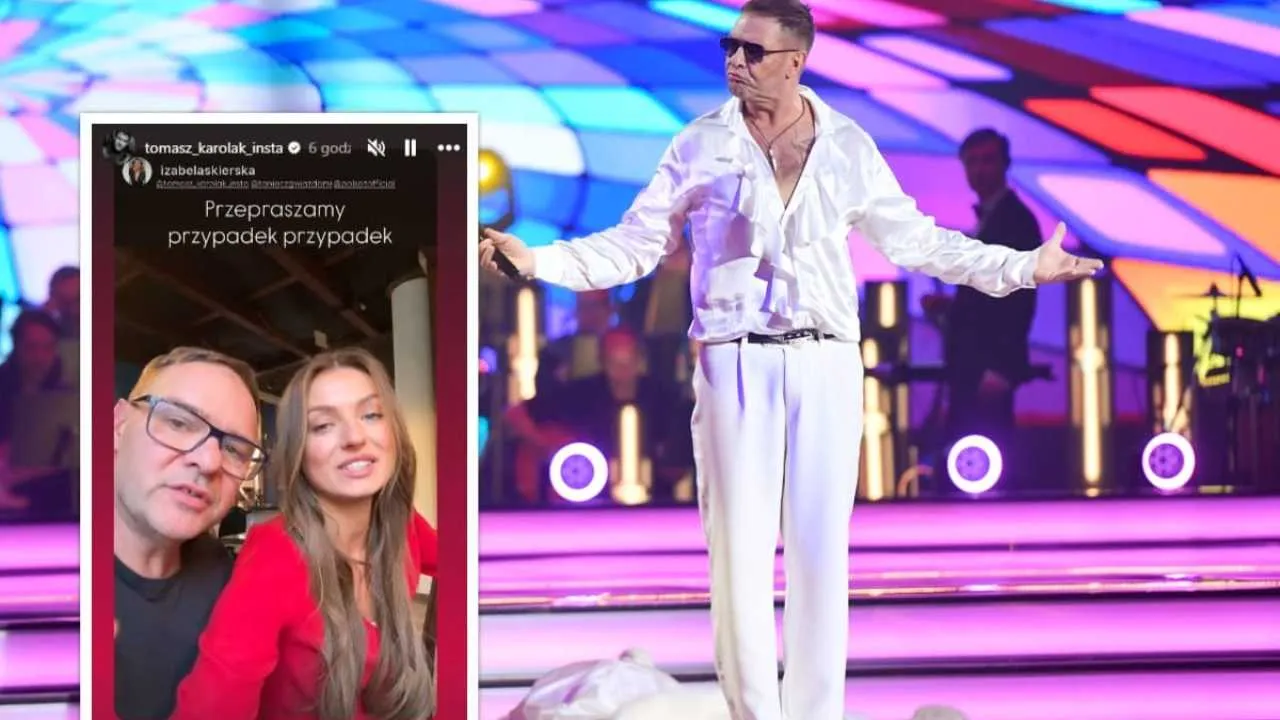 Tomasz Karolak pokazał widzom środkowy palec. Teraz tłumaczy, że to... pomyłka