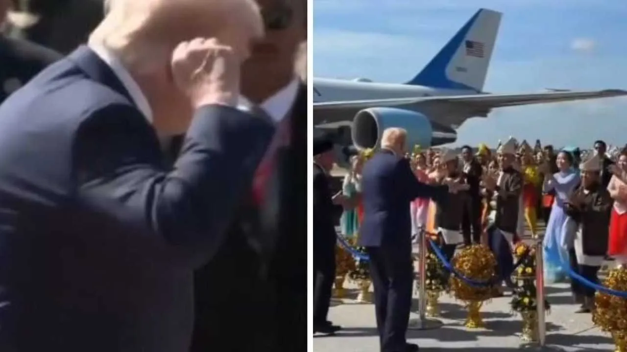 Trump wysiadł z samolotu i... zaczął tańczyć. Tak powitano go w Malezji. WIDEO