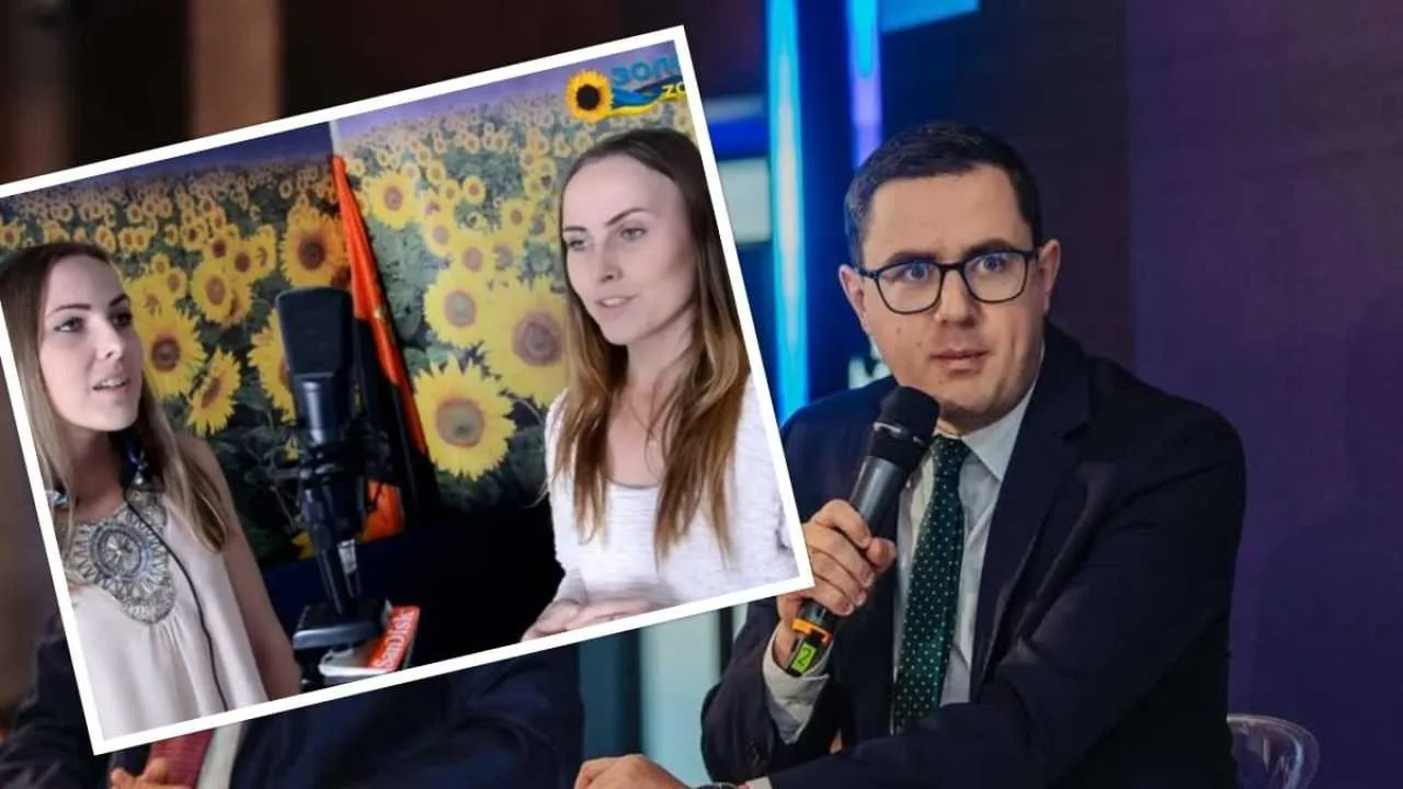 Żona ministra Motyki brała udział w ukraińskim X Factorze. I śpiewa na tle... flagi UPA