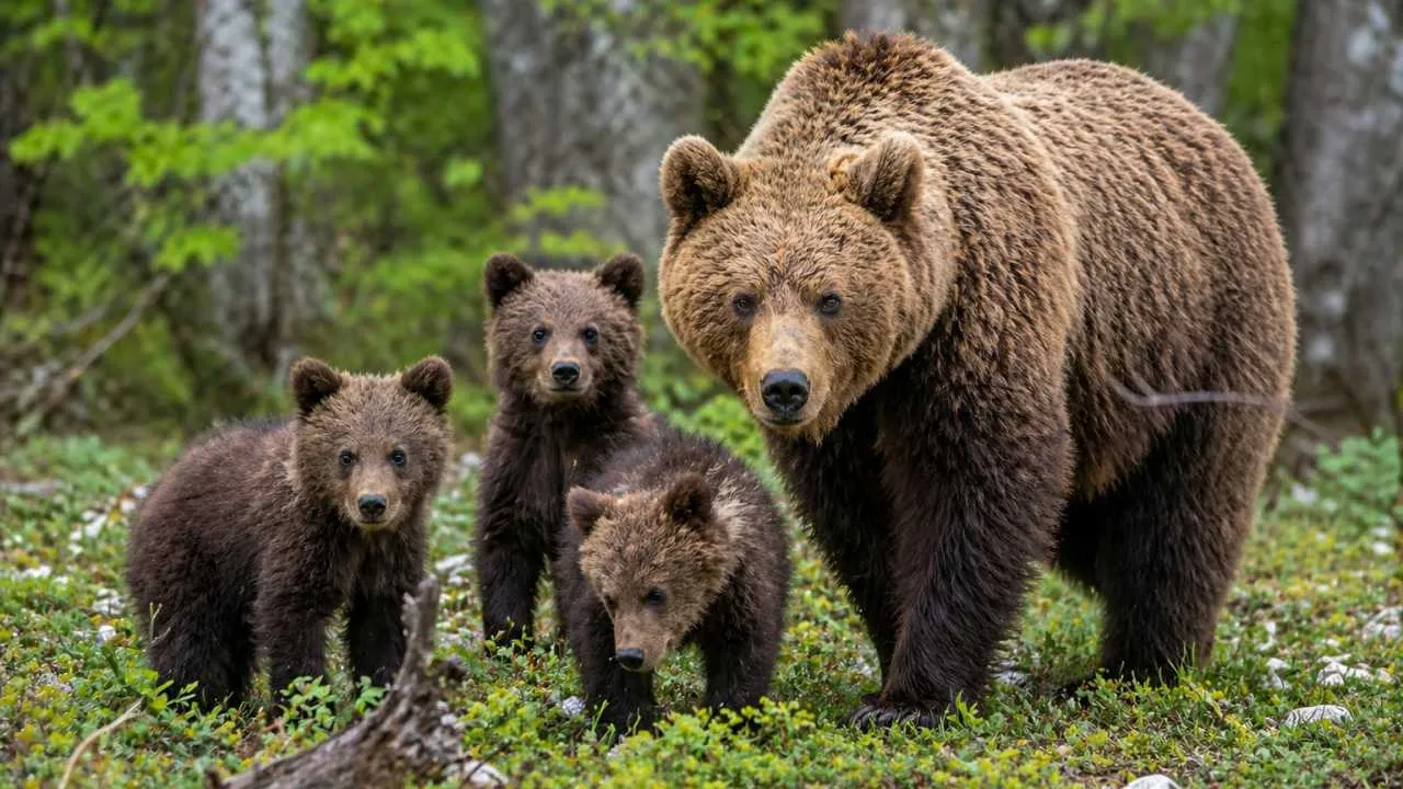 Fotki pod gawrą niedźwiedzi. Park publikuje nagranie nieodpowiedzialnych turystów