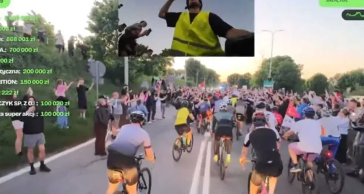 Łatwogang przejechał Polskę na rowerze i zebrał prawie 20 milionów