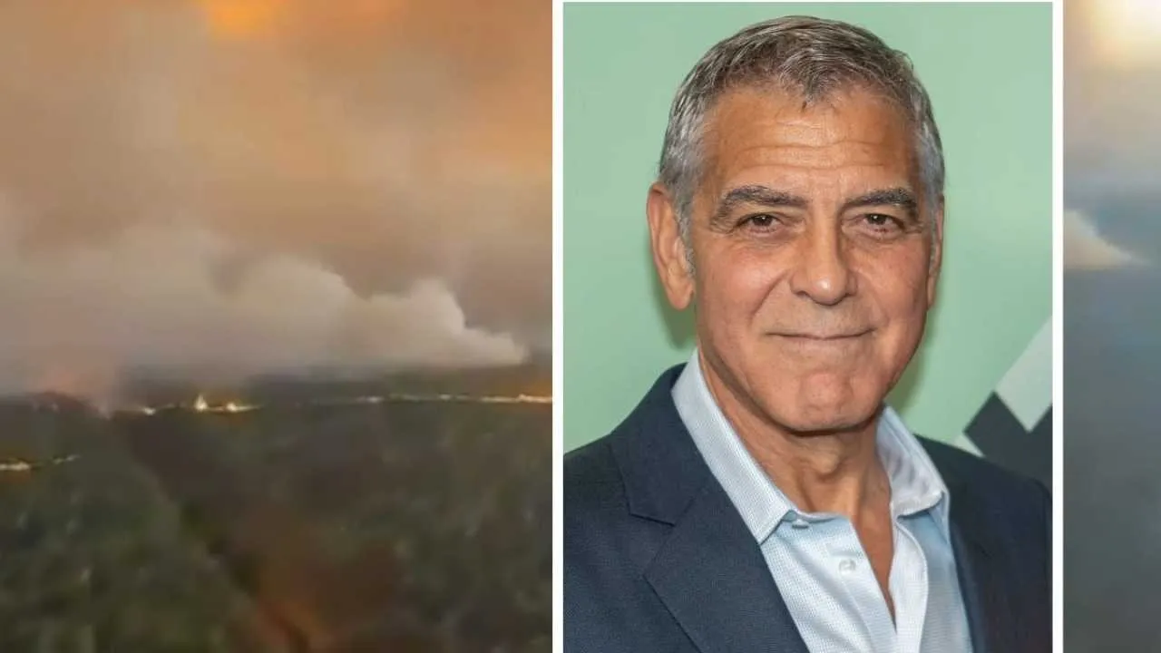 George Clooney ewakuowany przez pożary we Francji. "Nie wiemy, czy nasz piękny dom przetrwa"