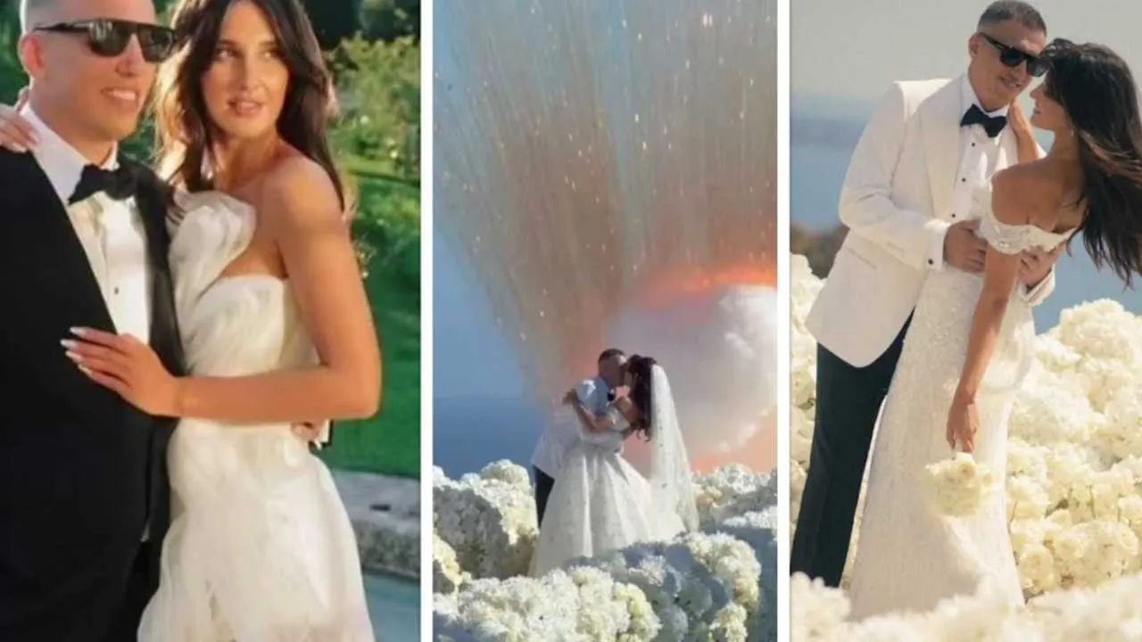 Kuriozalnie drogi ślub modelki z Charkowa. Prywatnie śpiewał tam Ricky Martin