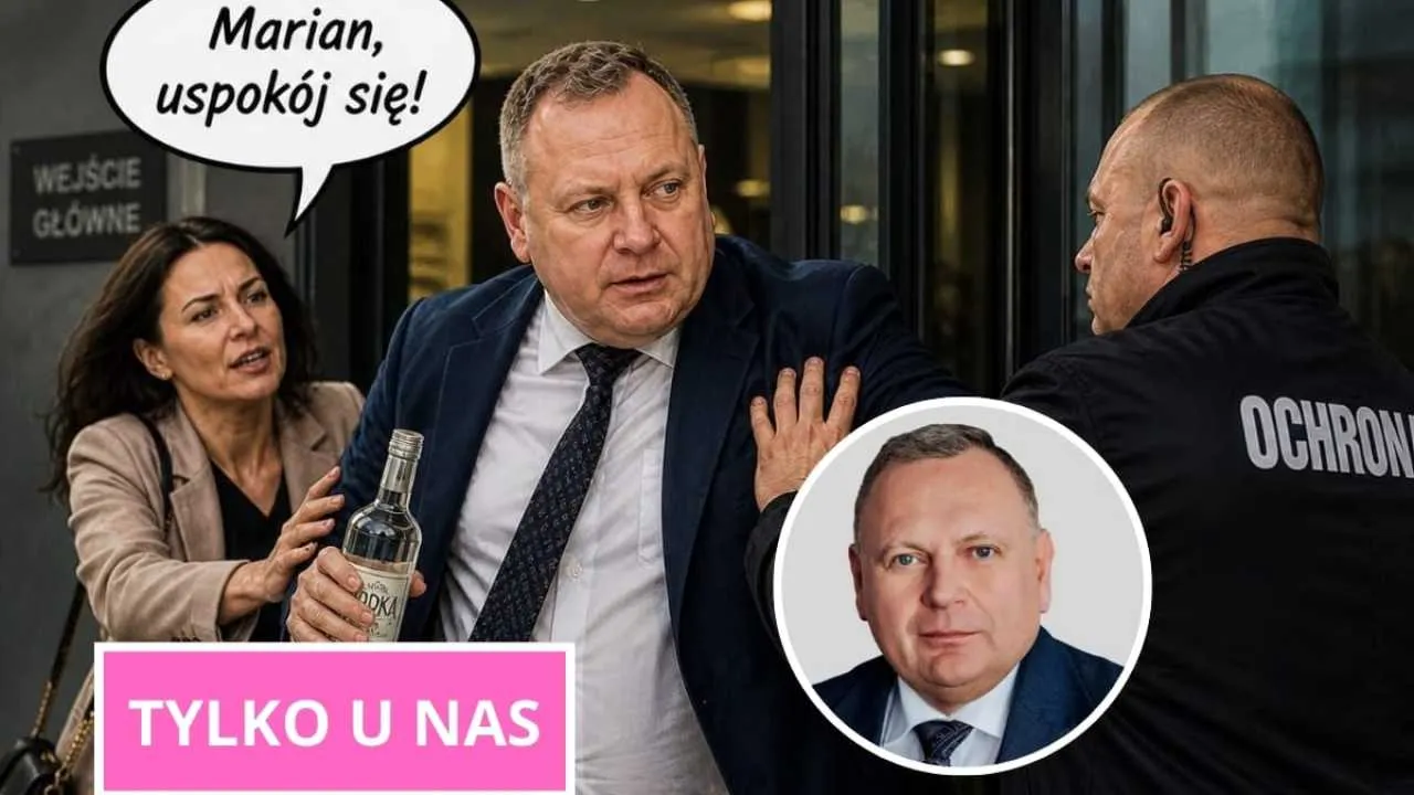 Pijacka awantura w resorcie energii. Napruty wiceminister szarpał się z ochroną