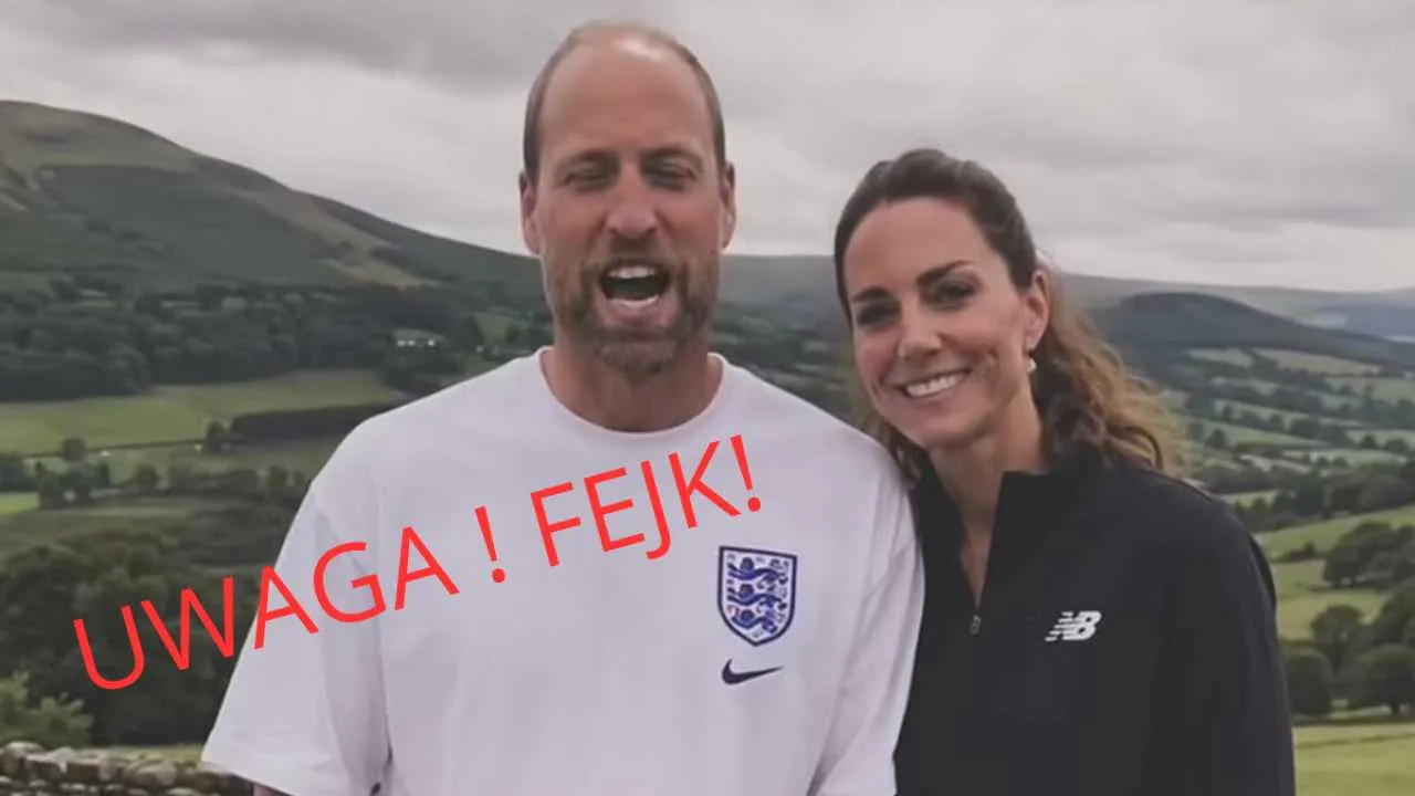 Uwaga, fejk! Sieć obiegło „nagranie” księcia Williama i Kate przed meczem Anglii z Argentyną. To sztuczna inteligencja
