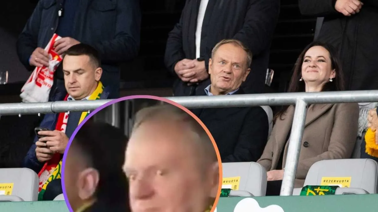 Dziwne zachowanie Tuska na meczu w Kownie. Co się stało z premierem?