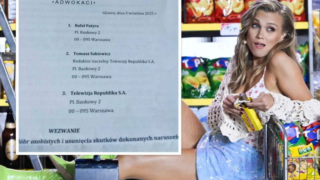TYLKO U NAS! Kaczorowska pozywa TV Republikę za... żart Patyry. Czego żąda? Mamy PISMO