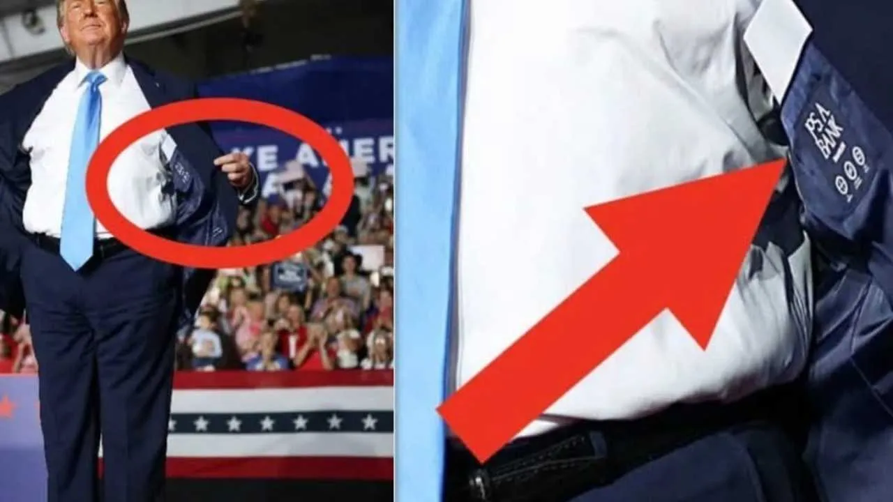 Donald Trump przyłapany! Nosi garnitur, na który stać Kowalskiego