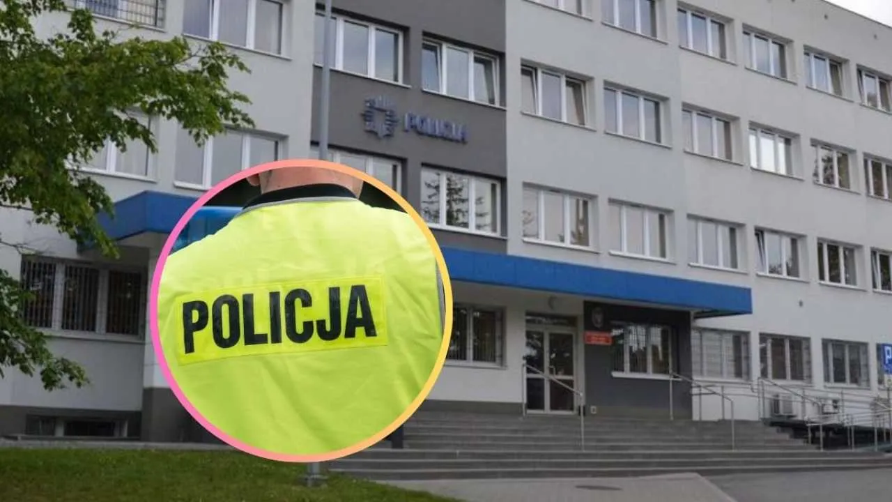 Gruba zadyma w Chełmie. Pijany policjant zaparkował w ścianie własnej komendy