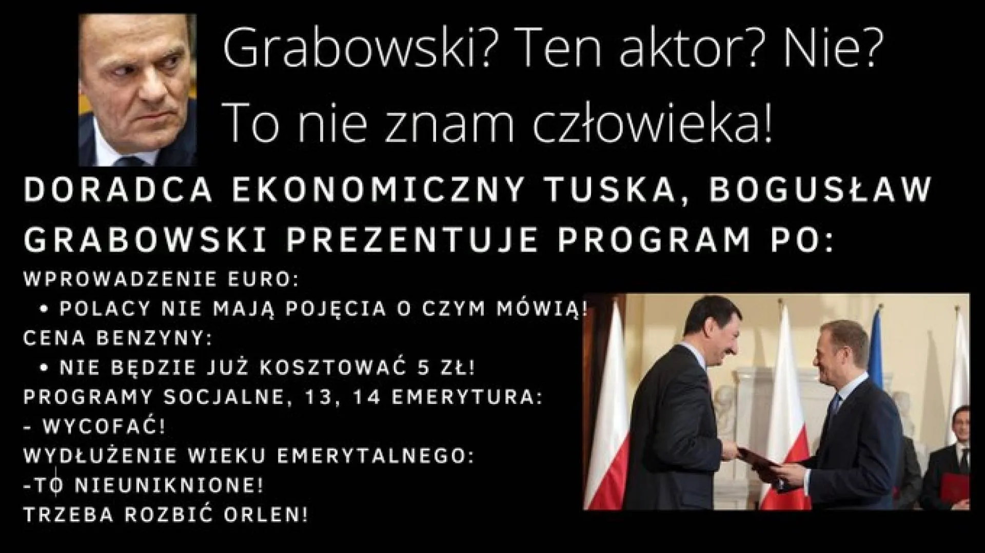 Grabowski? Ten aktor?