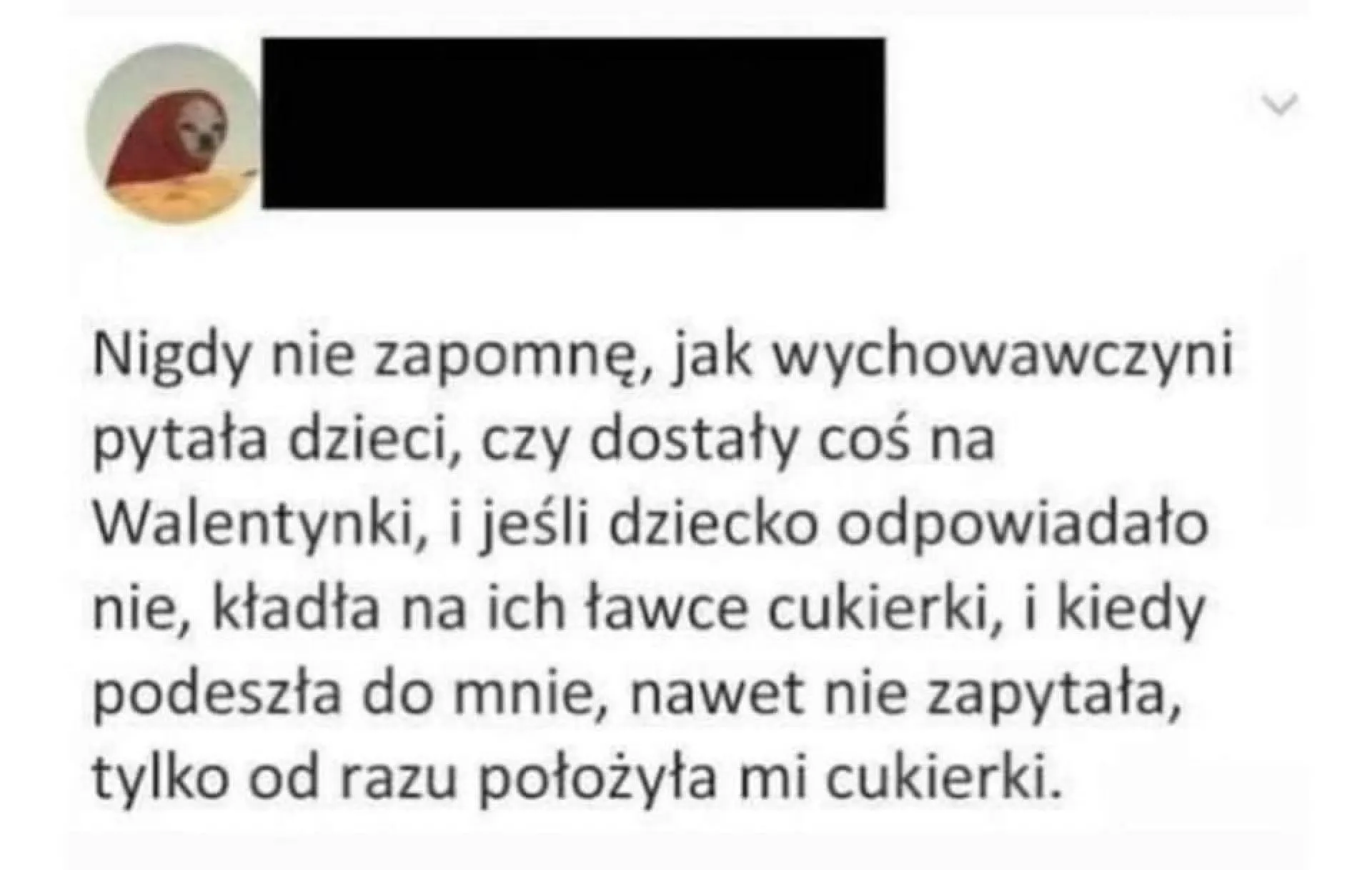 Nie zapytała